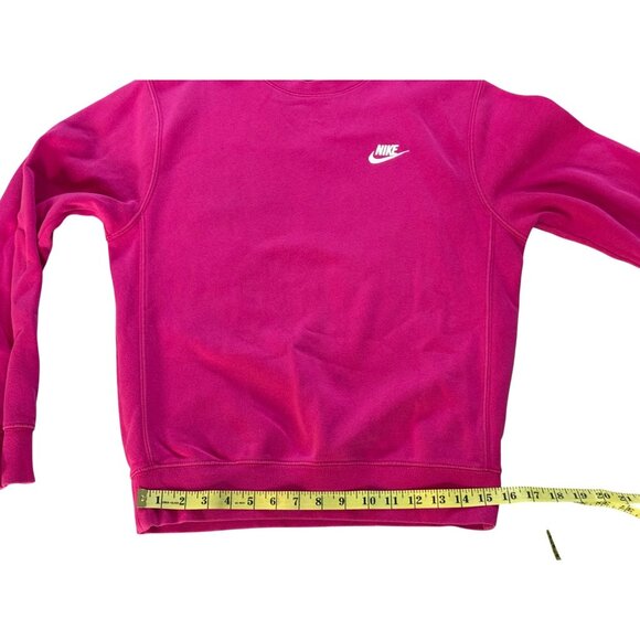 Nike Mens XS Fuchsia Crewneck Sweatshirt Pink Casual Pullover - Picture 9 of 9
